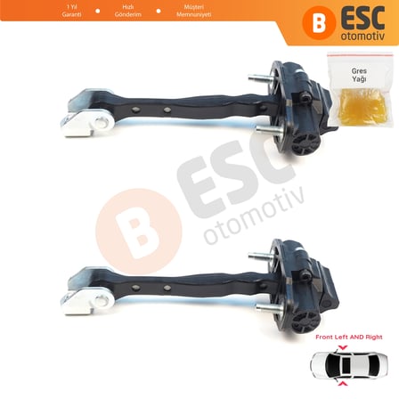 Volvo XC60 MK2 246 2017-On 31424466 İçin 2 Adet Ön Sağ VE Sol Kapı Gergisi