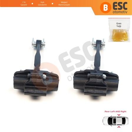 Volvo C40 539 2021-On XC40 536 2017-On 31457263 İçin 2 Adet Arka Sağ VE Sol Kapı Gergisi