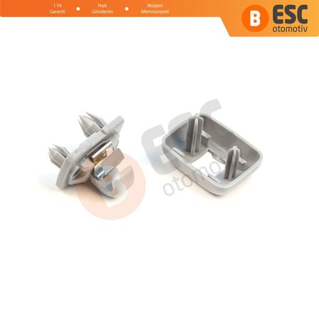 Audi A1 A3 A4 B7 B8 B9 A5 A6 C6 Q2 Q3 Q5 TT Seat Exeo İçin Güneşlik Tutucu Ayak Klipsi Gri Renk