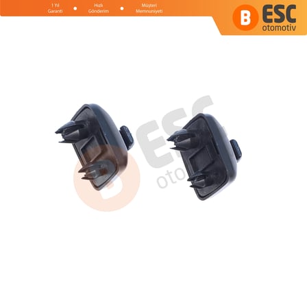 Audi A1 A3 A4 B7 B8 B9 A5 A6 C6 Q2 Q3 Q5 TT Seat Exeo İçin 2X Güneşlik Tutucu Ayak Klipsi Siyah Renk