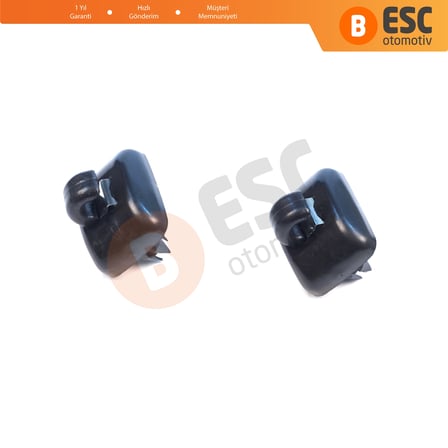 Audi A1 A3 A4 B7 B8 B9 A5 A6 C6 Q2 Q3 Q5 TT Seat Exeo İçin 2X Güneşlik Tutucu Ayak Klipsi Siyah Renk