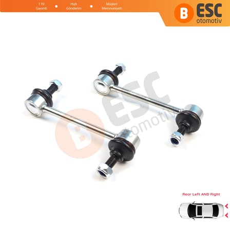 Hyundai Elantra Avante Coupe Matrix Kia Cerato Sephia Spectra 5553017000 için Arka Aks Z Rot Seti