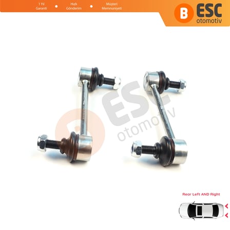 Hyundai Elantra Avante Coupe Matrix Kia Cerato Sephia Spectra 5553017000 için Arka Aks Z Rot Seti