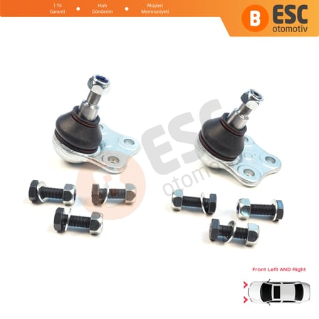 Renault Megane MK3 CC Scenic Grand MK3 Fluence 401609060R İçin 2 Adet Ön Aks Salıncak Rotili