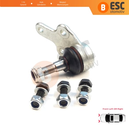 Ford Focus 2 C-Max DM2 Volvo S40 MK2 V50 C70 542 C30 533 1470387 İçin 1 Adet Ön Aks Salıncak Rotili