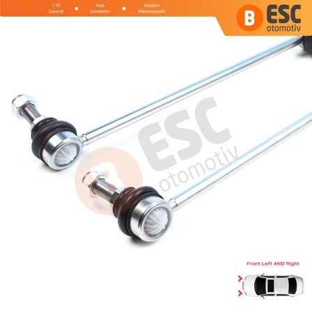 Renault Koleos 1 2 Scenic Megane E-Tech  Infiniti QX60 546681AA0A için 2 Adet Ön Sağ Sol Aks Z Rot