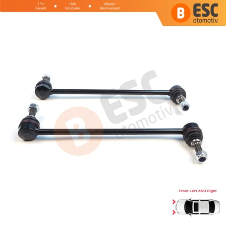 Nissan Qashqai J11 Juke F15 NV200 Pulsar Renault Kadjar 546183NF0A için 2 Adet Ön Aks Z Rot	