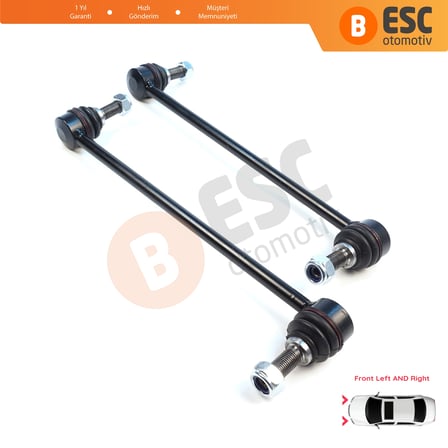Nissan Qashqai J11 Juke F15 NV200 Pulsar Renault Kadjar 546183NF0A için 2 Adet Ön Aks Z Rot	