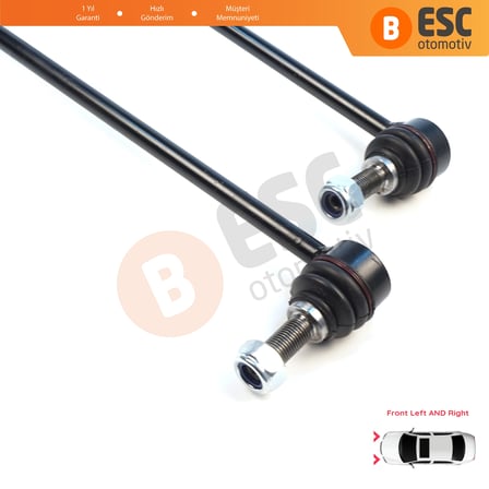 Nissan Qashqai J11 Juke F15 NV200 Pulsar Renault Kadjar 546183NF0A için 2 Adet Ön Aks Z Rot	
