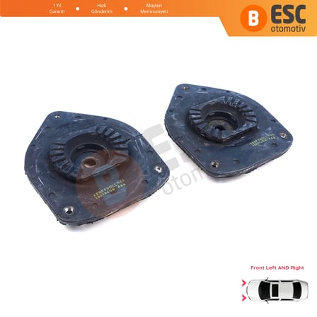 Nissan Qashqai J10 Micra K14 Renault Clio Scenic Megane 3 Fluence için 2X Ön Amortisör Üst Takozu