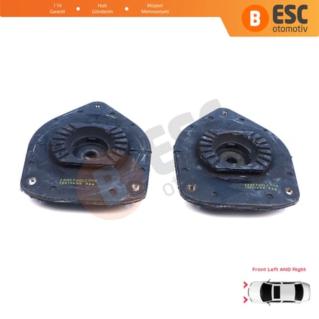 Nissan Qashqai J10 Micra K14 Renault Clio Scenic Megane 3 Fluence için 2X Ön Amortisör Üst Takozu
