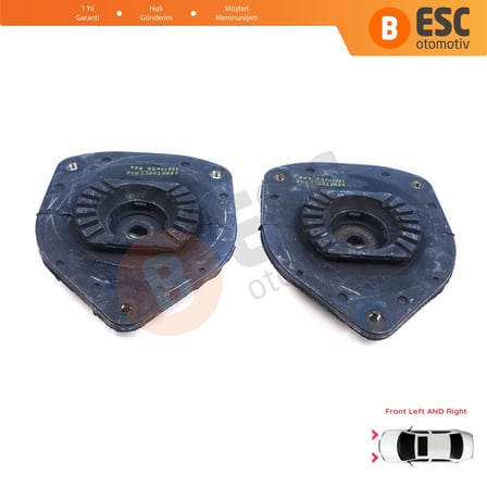 Nissan Qashqai J10 Micra K14 Renault Clio Scenic Megane 3 Fluence için 2X Ön Amortisör Üst Takozu