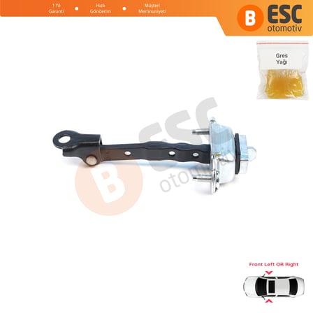 Subaru Impreza MK3 4 WRX Exiga Forester 3 SH XV Crosstrek GP Levorg 61124FJ000 için Ön Kapı Gergisi