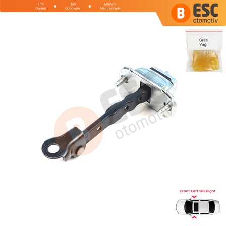 Subaru Impreza MK3 4 WRX Exiga Forester 3 SH XV Crosstrek GP Levorg 61124FJ000 için Ön Kapı Gergisi