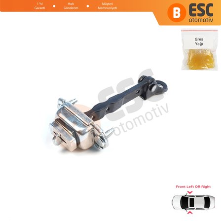 Subaru Impreza MK5 GK GT XV Crosstrek MK2 GT G24 61124FL001 için Ön Kapı Gergisi