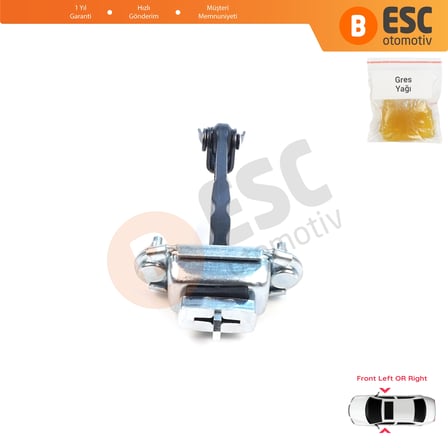 Subaru Impreza MK5 GK GT XV Crosstrek MK2 GT G24 61124FL001 için Ön Kapı Gergisi