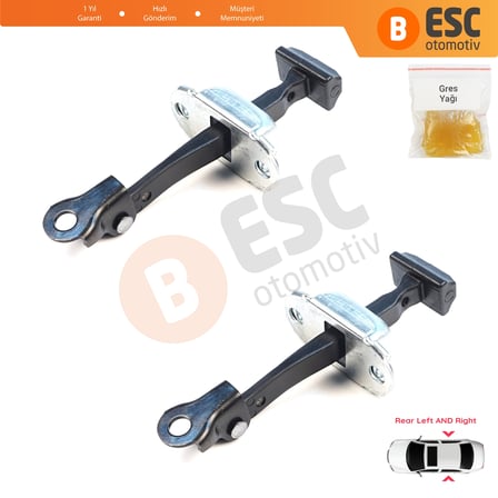 Mitsubishi L200 Triton MK5 Pajero Sport MK3 Fiat Fullback MK1 5732A146 için 2 Adet Arka Kapı Gergisi