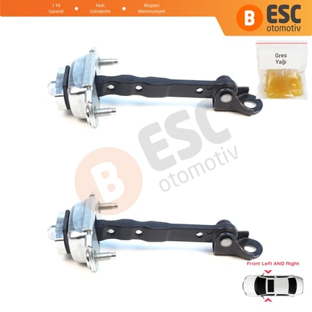 Subaru Impreza MK5 GK GT XV Crosstrek MK2 GT G24 61124FL001 için 2 Adet Ön Kapı Gergisi