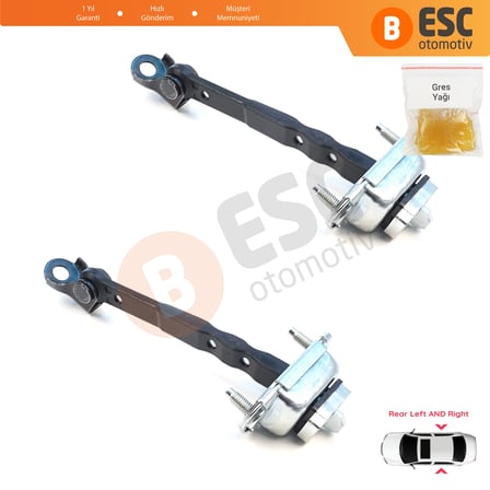 Subaru Impreza MK5 GK GT XV Crosstrek MK2 GT G24 62124FL001 için 2 Adet Arka Kapı Gergisi