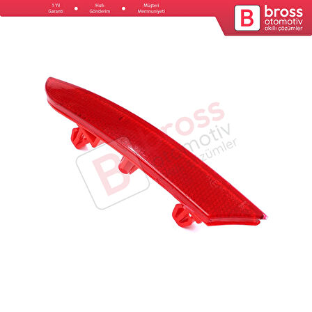 Renault Clio MK5 BF B7 2019-On 265651206R için Sol Arka Tampon Reflektörü