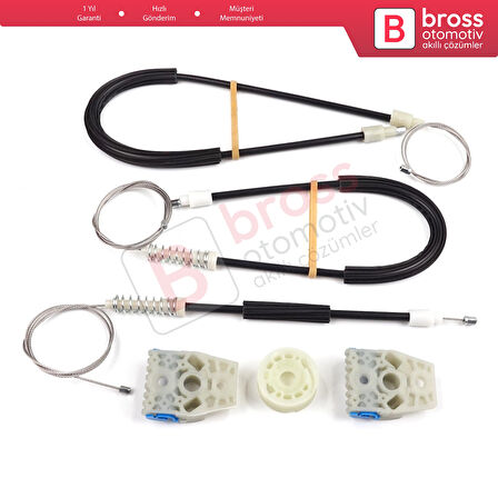 VW Passat B7 362 365 2010-2014 CC A32 A33 2011-2020 İçin Elektrikli Ön Sağ Cam Kriko Tamir Seti