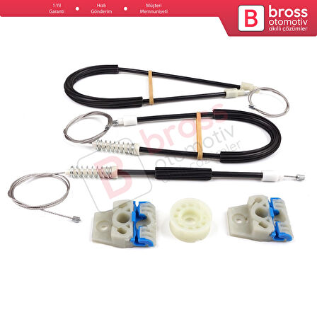 VW Passat B7 362 365 2010-2014 CC A32 A33 2011-2020 İçin Elektrikli Ön Sağ Cam Kriko Tamir Seti