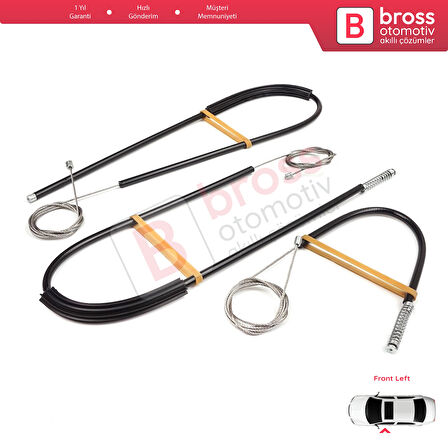 Land Rover Range Rover Sport MK2 L494 2013-2022 LR077816 İçin Ön Sol Kapı Cam Kriko Tamir Seti