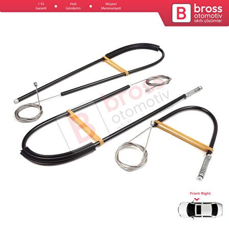 Land Rover Range Rover Sport MK2 L494 2013-2022 LR077817 İçin Ön Sağ Kapı Cam Kriko Tamir Seti