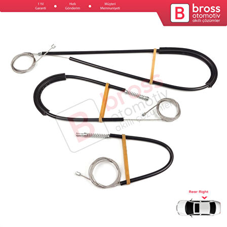 Land Rover Range Rover Sport MK2 L494 2013-2022 LR078870 İçin Arka Sağ Kapı Cam Kriko Tamir Seti