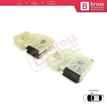 VW Transporter T5 T6 Caravelle Multivan 2003-2024 7H0837754 İçin Ön Sağ Cam Kriko Klips Ayak Seti