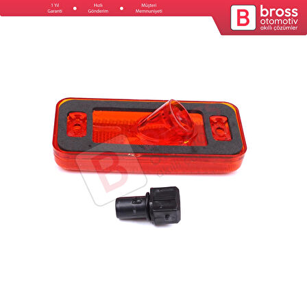 Fiat Ducato 250 Jumper Boxer Daily Relay 2006-2024 İçin Amber Renk Yan Bant Kapı Çamurluk Sinyali