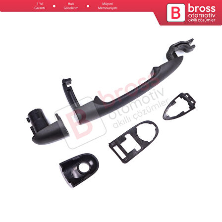 Renault Kangoo FW KW 2007-2021 Nissan NV250 Mercedes Citan W415 için Ön veya Arka Dış Kapı Açma Kolu