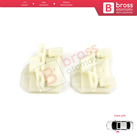 Pontiac Grand Am Sunfire Oldsmobile Alero Cutlass 6 Cavalier İçin Ön Sol Cam Kriko Kılavuz Klipsi