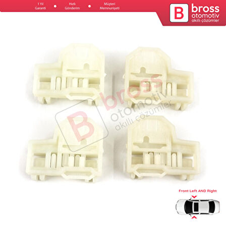 Pontiac Grand Am Sunfire Oldsmobile Alero Cutlass 6 Cavalier İçin Ön Sağ Sol Cam Kriko Kılavuz Klips