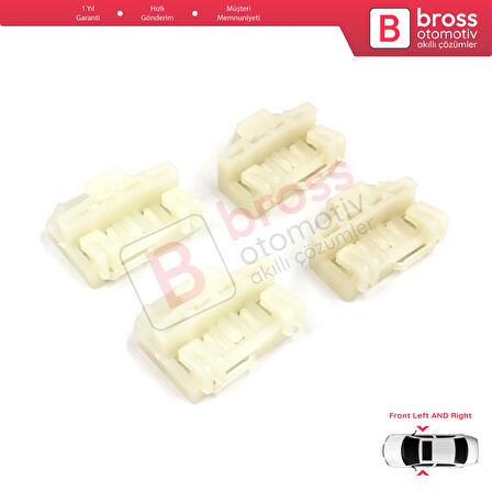 Pontiac Grand Am Sunfire Oldsmobile Alero Cutlass 6 Cavalier İçin Ön Sağ Sol Cam Kriko Kılavuz Klips