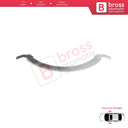 Mercedes E Class W124 S124 1986-1995 4/5 Kapı İçin Ön Kapı Makaslı Cam Kriko Tamir Hilal Dişlisi