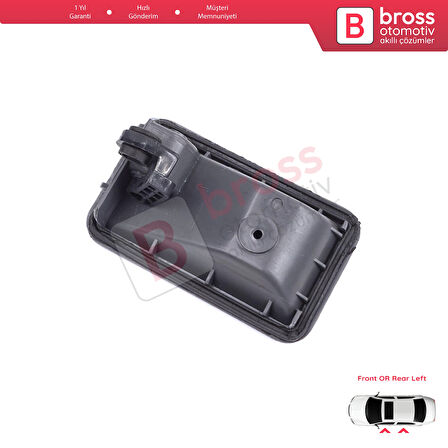 Renault 19 Phase 2 1992-2000 Clio MK1 1990-1999 İçin Ön veya Arka Sol Kapı İç Açma Kolu Gri