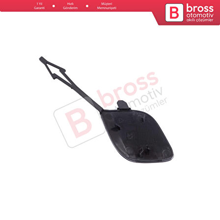 Renault Clio MK5 V B7 BJA 2019-2023 Makyajsız Kasa için Ön Tampon Çeki Demiri Kapağı ASTARLI