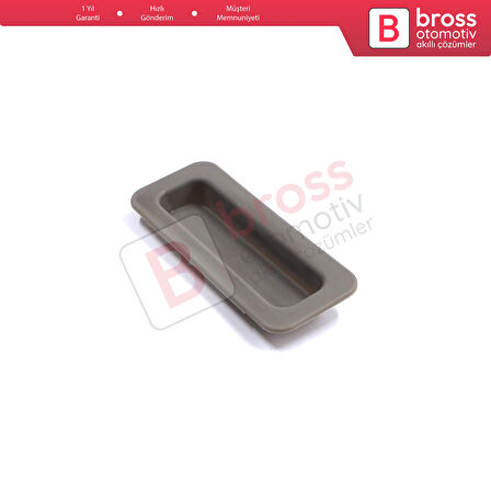 BMW E39 E46 için Sunroof Güneşlik Açma Tutamak Elceği Koyu Gri 54137134542