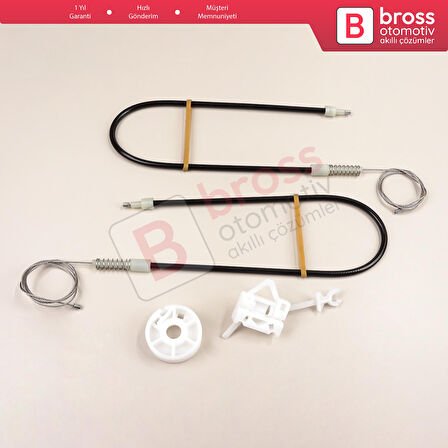 Iveco EuroBus 2003-2012 İçin Sol Kapı Cam Kriko Tamir Seti