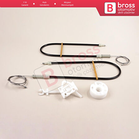 Iveco EuroBus 2003-2012 İçin Sağ Kapı Cam Kriko Tamir Seti