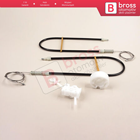 Iveco EuroBus 2003-2012 İçin Sağ Kapı Cam Kriko Tamir Seti