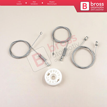 Smart Fortwo 451 MK2 2006-2014 Coupe 4517200146 İçin Sol Kapı Cam Kriko Tamir Seti