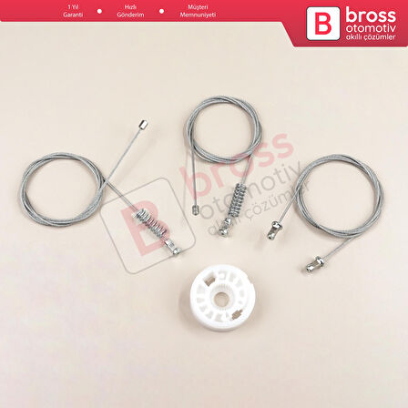 Smart Fortwo 451 MK2 2006-2014 Coupe 4517200446 İçin Sağ Kapı Cam Kriko Tamir Seti