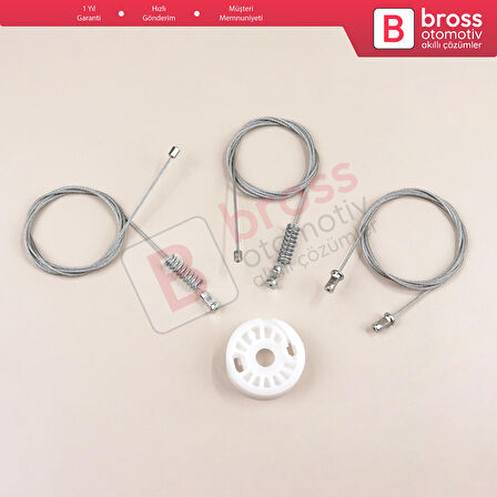 Smart Fortwo 451 MK2 2006-2014 Coupe 4517200446 İçin Sağ Kapı Cam Kriko Tamir Seti