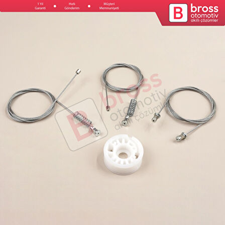 Smart Fortwo 451 MK2 2006-2014 Coupe 4517200446 İçin Sağ Kapı Cam Kriko Tamir Seti