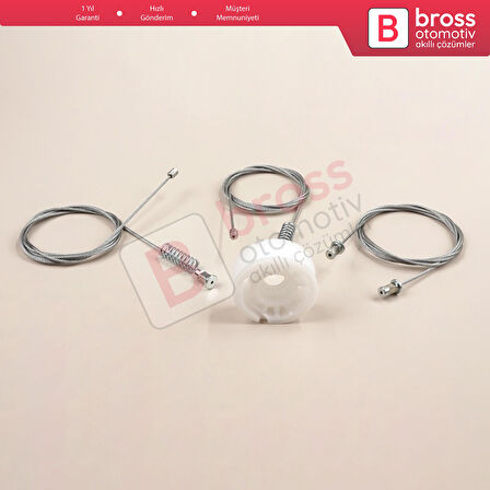 Smart Fortwo 451 MK2 2006-2014 Coupe 4517200446 İçin Sağ Kapı Cam Kriko Tamir Seti