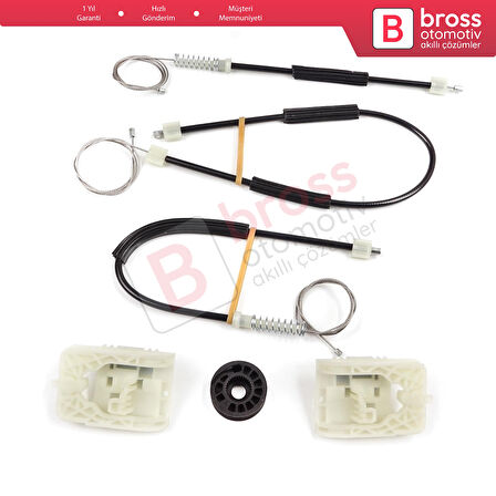 VW Golf MK7 5G 2012-2021 4/5 Kapı 5G4837462 İçin Ön Sağ Kapı Cam Kriko Tamir Seti