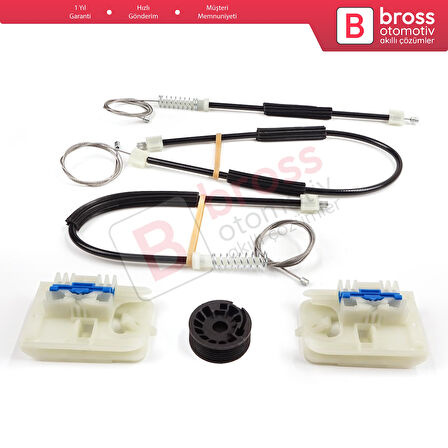 VW Golf MK7 5G 2012-2021 4/5 Kapı 5G4837462 İçin Ön Sağ Kapı Cam Kriko Tamir Seti