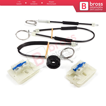 VW Golf MK7 5G 2012-2021 4/5 Kapı 5G4837462 İçin Ön Sağ Kapı Cam Kriko Tamir Seti